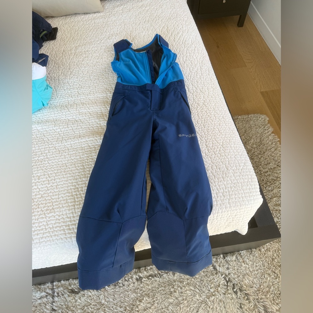 Spyder Blue Ski Bib Overalls